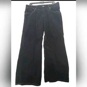 Worn Corduroy jeans, size 16, black